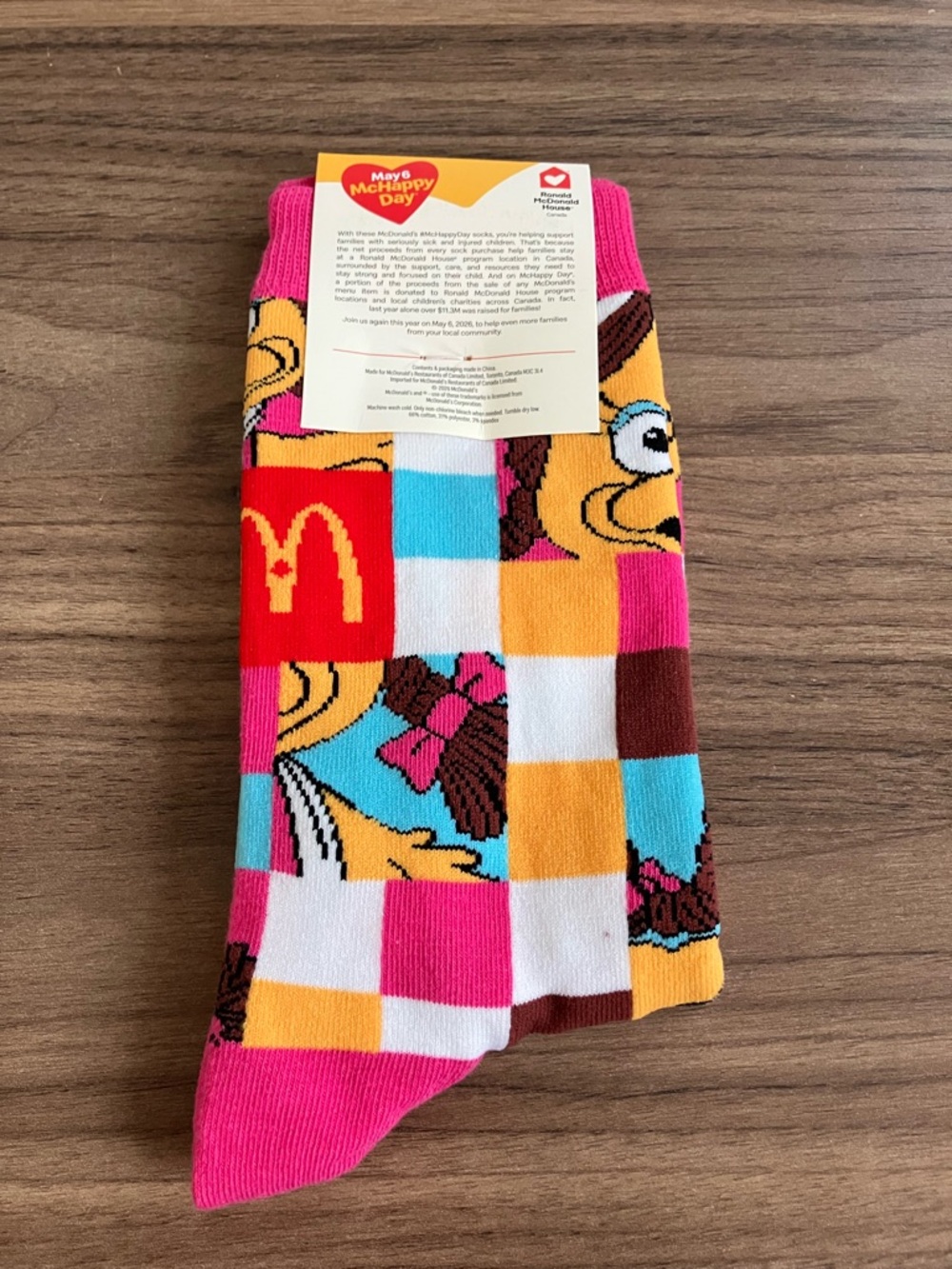 2026 McHappy Day Crew Socks